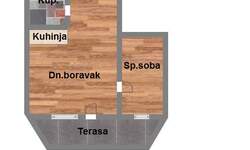 Jednoiposoban stan, Sremska Kamenica, Tatarsko Brdo, prodaja, 39m2, 61800e, id928941